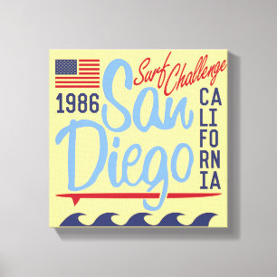 Toile Défi 1986 de surf de San Diego