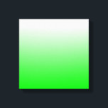 Toile Dégradé de citron vert<br><div class="desc">Ajoutez un dégradé vert citron vif à la couleur de fond de votre choix.</div>