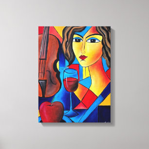 Toile Déjeuner avec des Couleurs