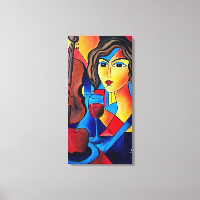 Toile Déjeuner avec des Couleurs (Recto)