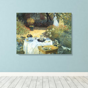 Toile Déjeuner de Claude Monet, Impressionnisme Vintage