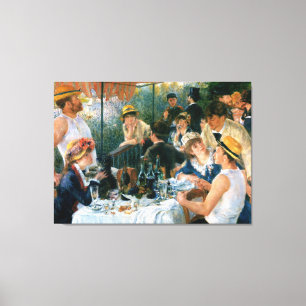 Toile Déjeuner de Renoir de la fête nautique (1881)