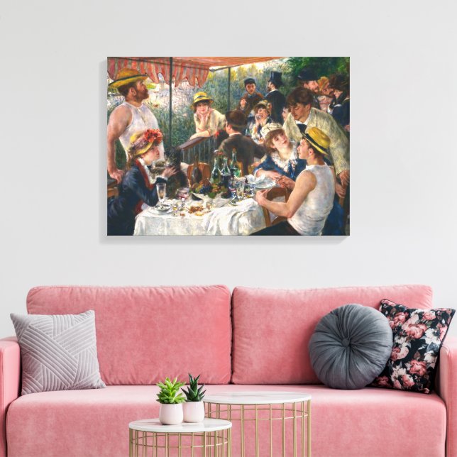 Toile Déjeuner des canotiers | Renoir | (Insitu(Salon))