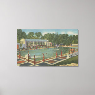 Toile Del Monte, CA - le plongeon romain à l'hôtel