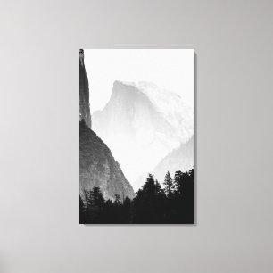 Toile Demi de vallée iconique du visage   Yosemite de
