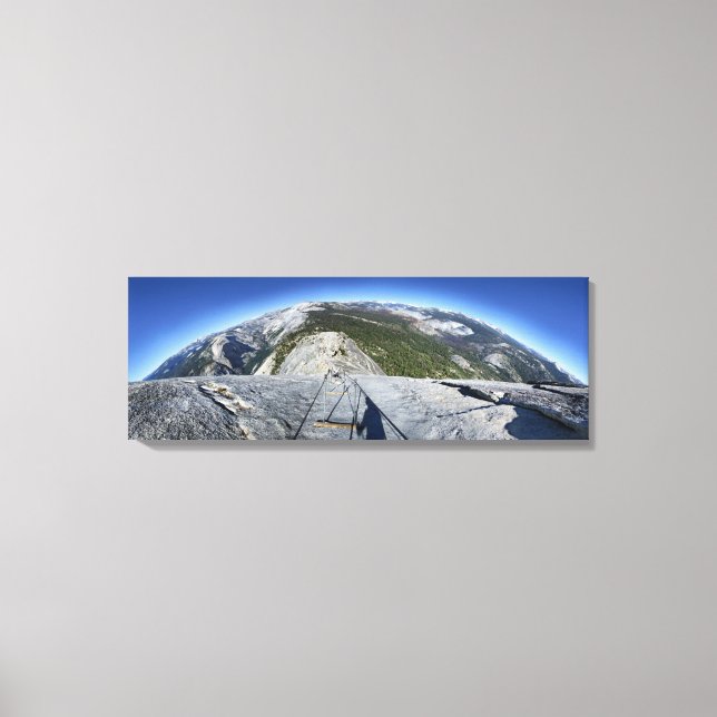 Toile Demi-dôme regardant vers le bas des câbles - Yosem (Recto)