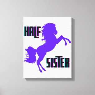 Toile Demi-Soeur Pony Violet frère