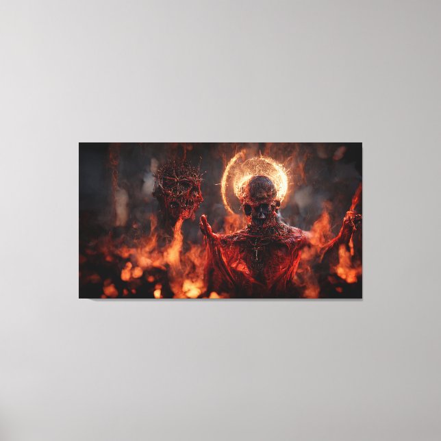 Toile Démon en enfer (Recto)