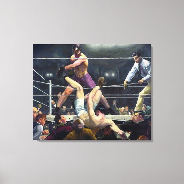 Toile Dempsey et Firpo | George Bellows | (Recto)