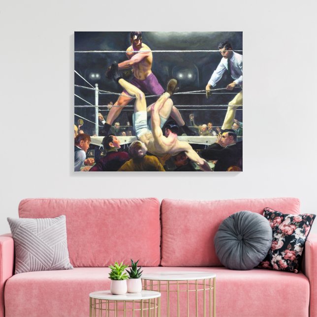 Toile Dempsey et Firpo | George Bellows | (Insitu(Salon))