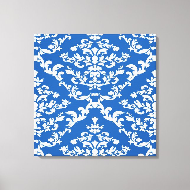 Toile Denim Blue Bold Damask @ Emporiomoffa (Recto)