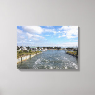 Toile Départ de l'île de tête chauve, la Caroline du