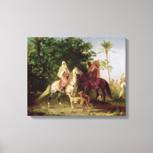 Toile Départ pour la chasse (Recto)