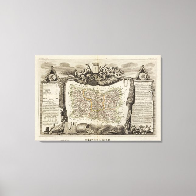 Toile Département De L'Oise (Recto)