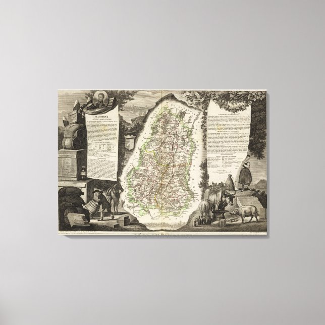 Toile Département Du Haut Rhin (Recto)