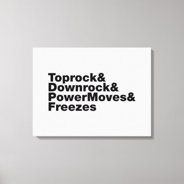 Toile Déplacements de rupture (Breakdance) (Recto)