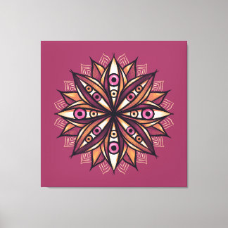 Toile Déplaisant Yeux Psychédélique Fleur Trippy Art