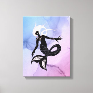 Toile Déplaisante Sirène Imaginaire foncé Monster Goth