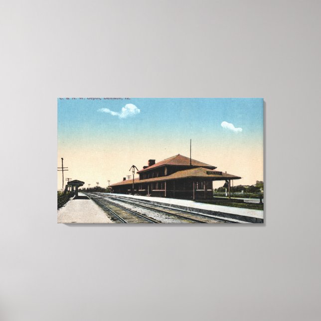 Toile Dépôt ferroviaire C et NW (Recto)