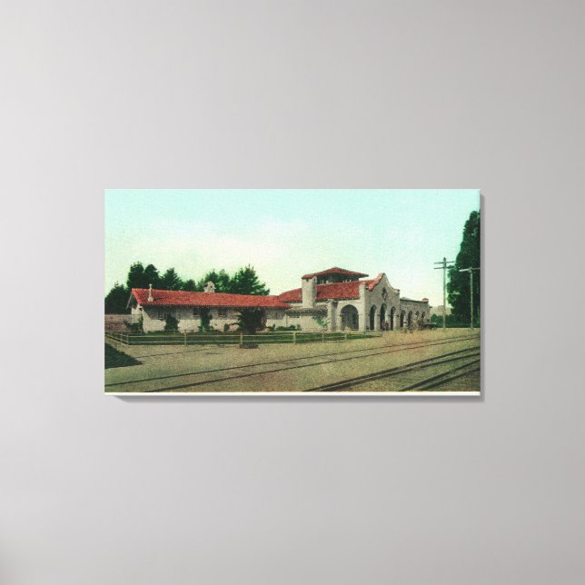 Toile Dépôt ferroviaire du Pacifique Sud (Recto)