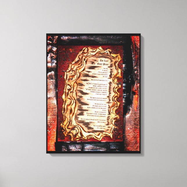 Toile Dernier endroit calme (Recto)