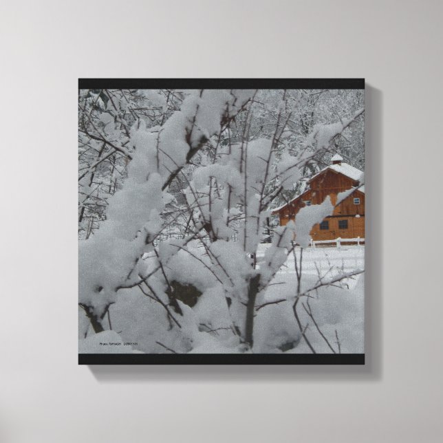 Toile Derry Hiver Ranch 12 x 12 Canvas (Recto)