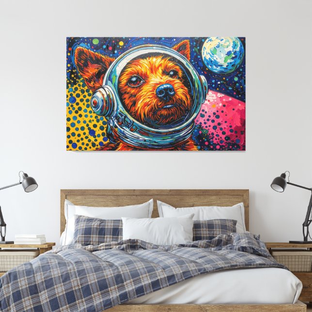 TOILE DES CHIENS DANS L'ESPACE-16 (Insitu(Chambre))