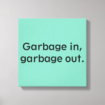 Des ordures, des ordures.