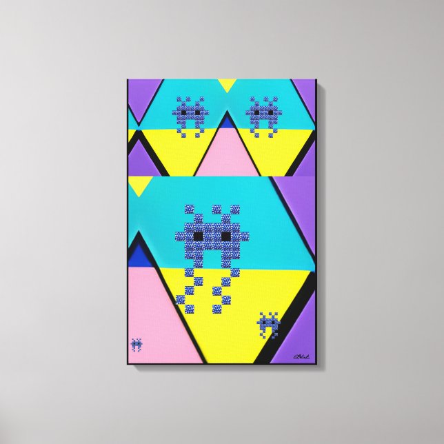 Toile Descending on a Memphis Designed Planet (Recto)