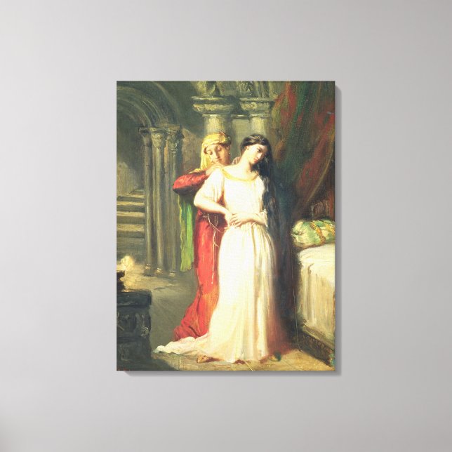 Toile Desdiana Retiring to her Bed, 1849 (Recto)