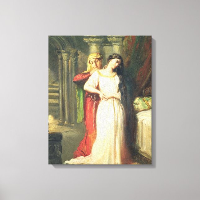 Toile Desdiana Retiring to her Bed, 1849 (Recto)