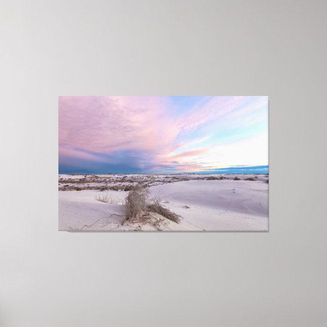 Toile Désert au coucher du soleil (Recto)