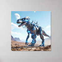 Désert de Cyborg Dinosaur Imaginaire mignon