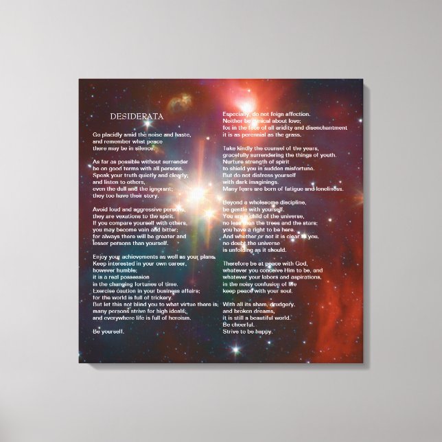 Toile Desiderata sur Coronet Galaxy (Recto)