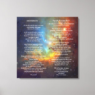 Toile Desiderata sur Tulip Galaxy