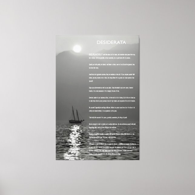 Toile DESIDERATA Twilight (Recto)
