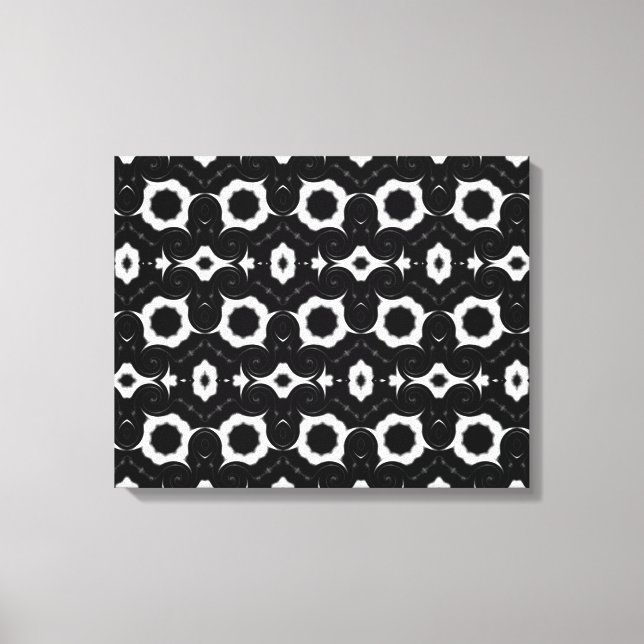toile design classique noir et blanc (Recto)