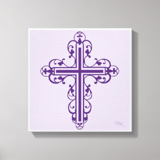 Toile Design croisé fantaisie n° 7 violet