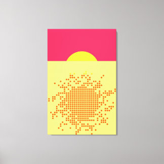 Toile Design d'art Sunset Abstrait