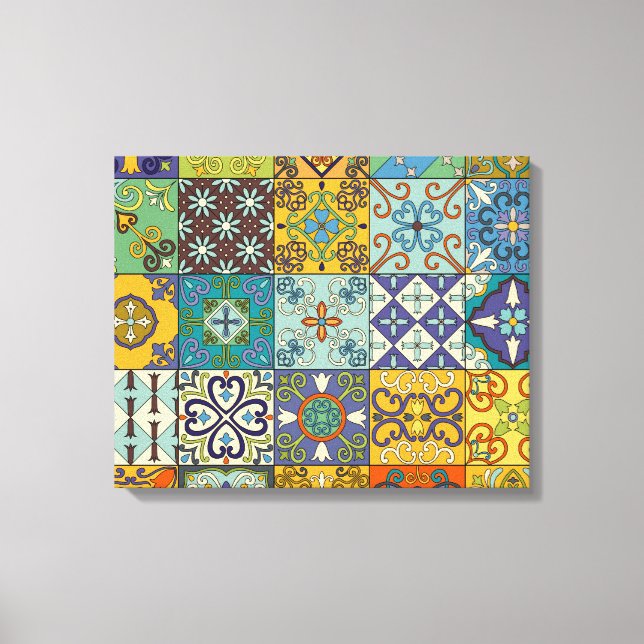 Toile Design de carreaux Talavera portugais (Recto)