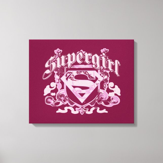 Toile Design de crête Supergirl (Recto)