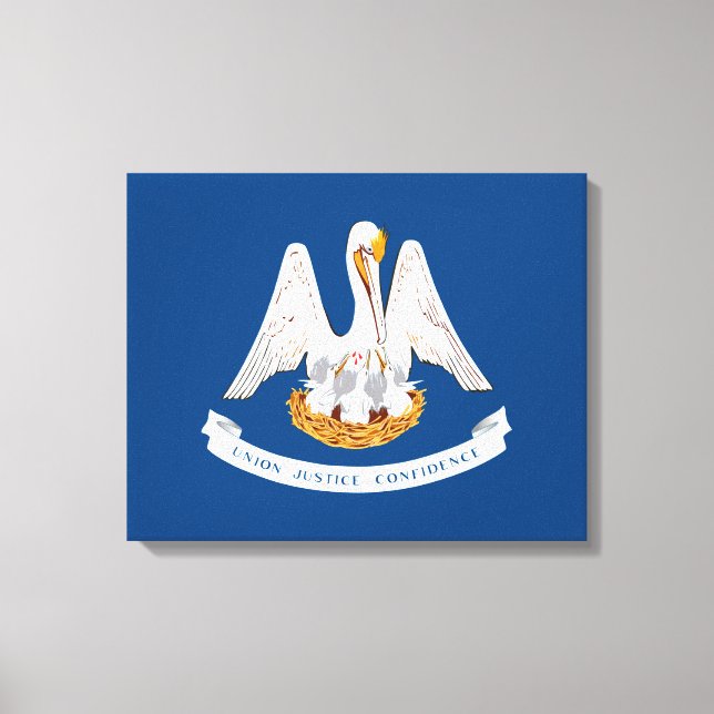 Toile Design de Louisiana State Flag (Recto)