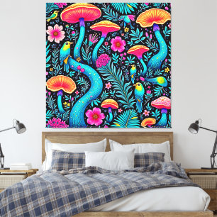 Toile Design de rêve fantaisiste enchanté de forêt