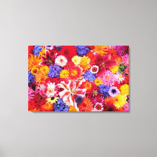 Toile Design floral de Dalhia, Lys orientaux,