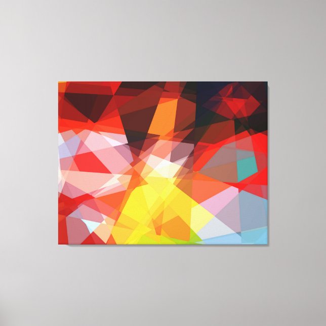 Toile Design graphique Art cubiste (Recto)