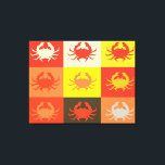 Toile Design graphique Pop Art avec crabes 5<br><div class="desc">Design graphique Pop Art avec crabes</div>