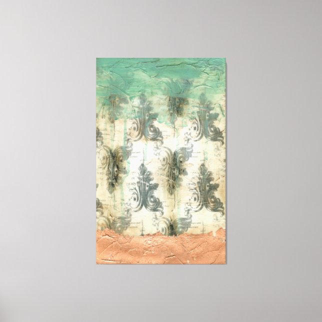 Toile Design moderne Fleur De Lis (Recto)