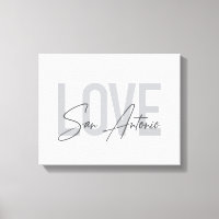 Design moderne, simple, chic, cool Love San Antoni