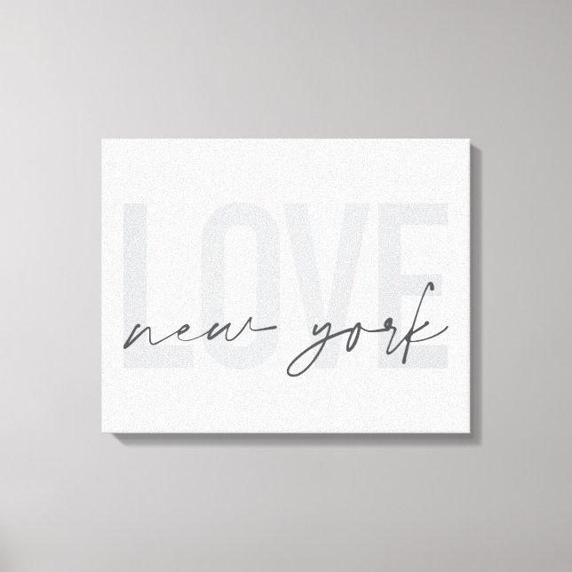 Toile Design moderne, urbain, cool simple design de Love (Recto)