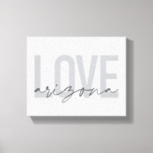 Toile Design simple, moderne, urbain, cool Love Arizona